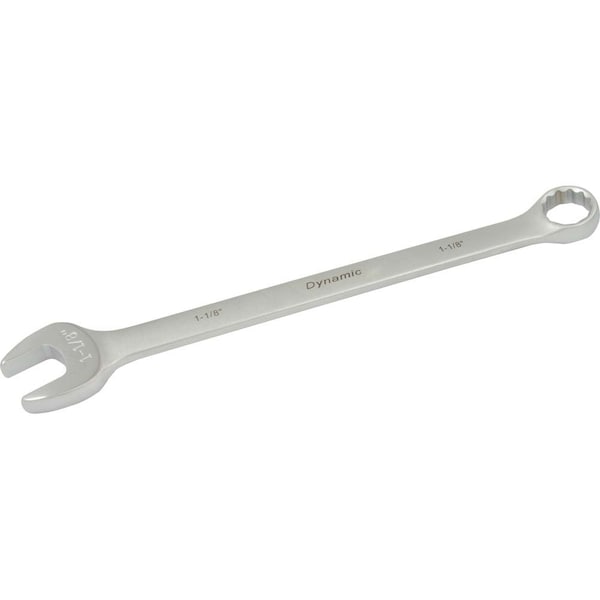 Tools 1-1/8" 12 Point Combination Wrench, Contractor Series, Satin